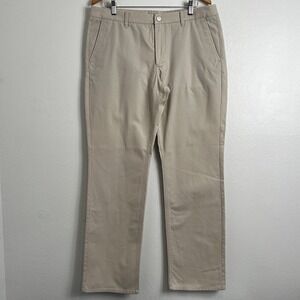 Bonobos Pants Mens 35x32 Beige Khakis Straight‎ Leg Chino 100% Cotton